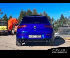 Scarico sportivo per VW GOLF 8 R 2X100mm