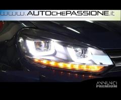 Coppia Fanali anteriori LED doppia U GOLF 6 08>12