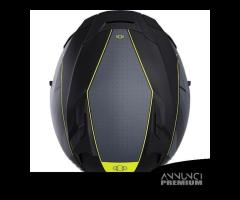 CASCO INTEGRALE MOTO STORMER GIALLO DOPPIA VISIERA