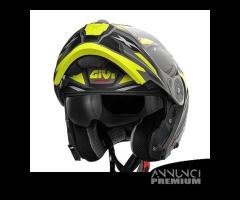 CASCO MODULARE MOTO GIVI X27 GIALLO DOPPIA VISIERA