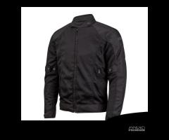 GIACCA TRAFORATA MOTO MOORE AIR NERO IMPERMEABILE