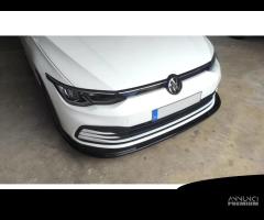 Spoiler anteriore per Volkswagen Golf Mk8 nero