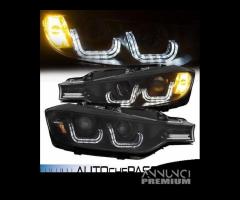 Fanali anteriori neri con LED per BMW SERIE 3 F30