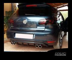 Estrattore per VW Golf 6 dal 2008>2012 4 scarichi