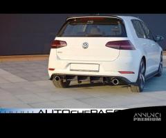 Splitter Estrattore posteriore Golf 7.5 GTI 17>19