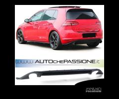 Spoiler sotto paraurti posteriore Golf 7 12>17