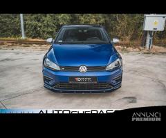 Splitter Spoiler anteriore V9 VW GOLF 7 R FACELIFT