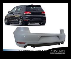 Paraurti posteriore Golf 6 GTI LOOK con diffusore