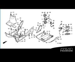 Fianchetto per Honda SH 125/150 64321KTF980ZA