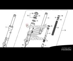 Fodero forcella dx Honda SH 125 MODE 51420K29901