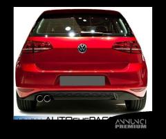 Spoiler sotto paraurti posteriore Golf 7 inserto c