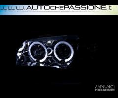 Fanali angel eyes cromati BMW SERIE 1 E81 E87 E82