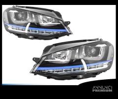 Coppia Fanali anteriori BLU LED GOLF 7 2012 2017