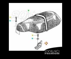 Gancio apertura sella Piaggio Typhoon - Sfera - NR - 3