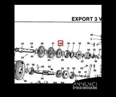 Ingranaggio cambio 3 marcia Benelli 3VK da 38 dent