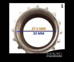 Ghiera tubo scarico con diametro imbocco da 33 mm