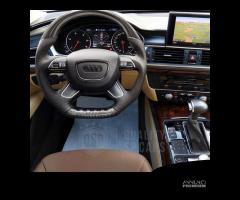 VOLANTE Sportivo Per Audi A7 C7 Carbonio e Pelle