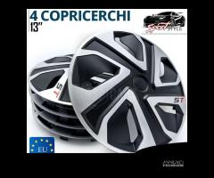 Copricerchi Auto 13'' Pollici Coppette Sportive ST