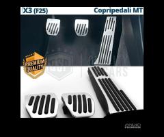 COPRIPEDALI Sportivi Per Bmw X3 F25 Pedaliera