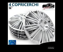 Copricerchi Auto 14 Pollici Coppette 12 Razze