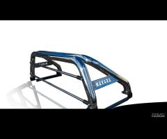 Nissan Navara D40 Roll bar inox con protez.cabina