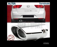 TERMINALE Scarico OVALE per SEAT ALTEA XL Cromato