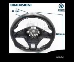 VOLANTE Sportivo Per VW Golf 7 in Carbonio e Pelle - 15