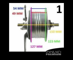Mozzo ruota anteriore ciclomotori da 36 fori