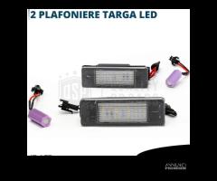 Placche Luci Targa LED per NISSAN Note Luce Bianca