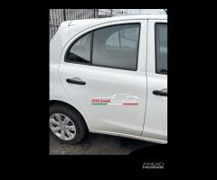 MICRA K13 PORTA POSTERIORE DX DESTRA BIANCA