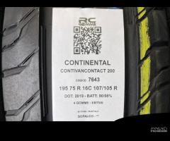 4 GOMME USATE 195/7516C 107/105 R CONTINENTAL EST. - 2