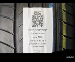 4 GOMME USATE 215/60R17 96 H BRIDGESTONE - ESTIVE - 2