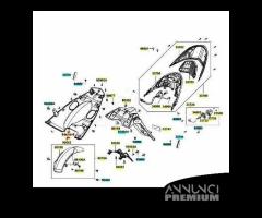 Parafango posteriore interno Kymco Agility R16