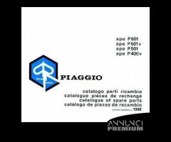 Catalogo ricambi APE P400V - P501 - P601