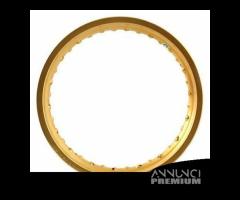 Cerchio Akront 2.50 x 17 - 36 fori oro epoca