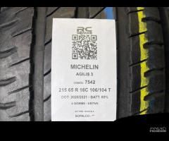 4 GOMME USATE 215/65R16 C 106/104 T MICHELIN - EST - 2