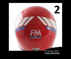 Casco epoca FM Fimez Trophy rosso - 8