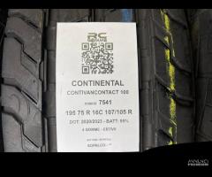 4 GOMME USATE 195/75R16 C 107/105 R CONTINENTAL