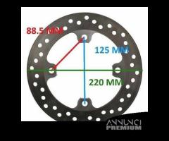 Disco freno posteriore Honda CB - CBR e Triumph Sp - 6