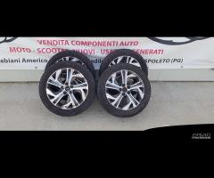 4x CERCHI IN LEGA +GOMME CITROEN C4 DS4 DS7 C5 17 - 3