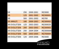 Fianco sinistro posteriore per Piaggio X9 - 9