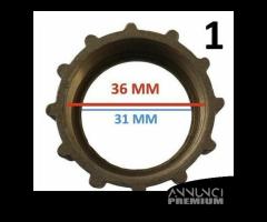 Ghiera tubo di scarico con diametri 36 - 36,5 - 40 - 3