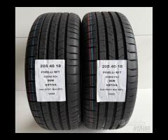 2 GOMME 205 40 18 PIRELLI RFT A1452