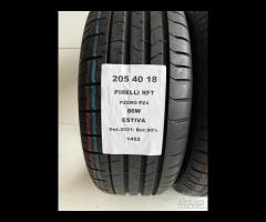 2 GOMME 205 40 18 PIRELLI RFT A1452