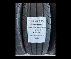 4 GOMME 195 75 16C CONTINENTAL A1440