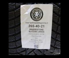 2 GOMME 265 40 21 BRIDGESTONE A36758