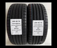 2 GOMME 205 45 16 CONTINENTAL A1457