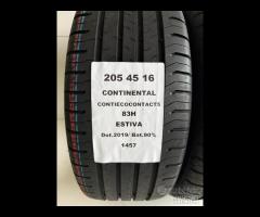 2 GOMME 205 45 16 CONTINENTAL A1457