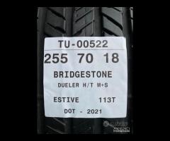 4 PNEUMATICI 255/70 R18 BRIDGESTONE ESTIVE 75% - 9