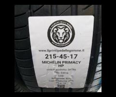 2 GOMME 215 45 17 MICHELIN A38546